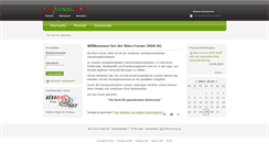 Desktop Screenshot of bueroforum2000.de